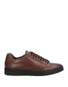 Over-d Over/d Man Sneakers Brown Size 8 Leather