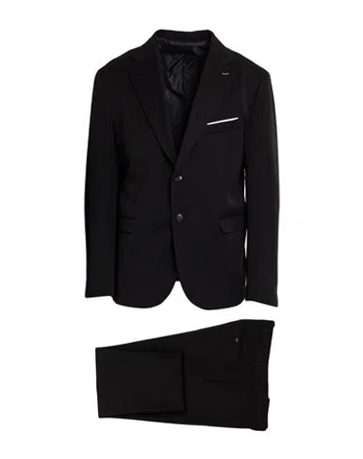Over-d Over/d Man Suit Black Size 44 Polyester, Viscose, Elastane