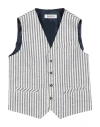 Over-d Over/d Toddler Boy Tailored Vest Navy Size 7 Linen, Cotton, Polyester In Navy