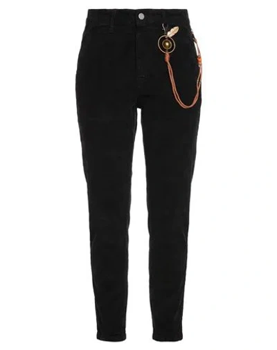 Over-d Over/d Woman Pants Black Size 6 Cotton