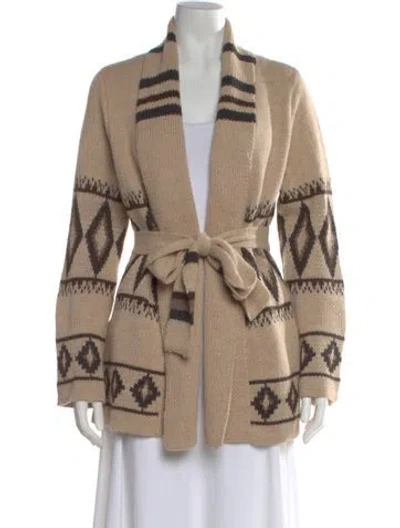 Pre-owned Overland Alpaca Patterned Sweater In Neutral