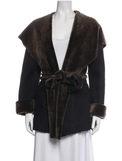 Pre-owned Overland Coat In Black