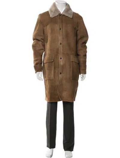 Pre-owned Overland Coat In Brown
