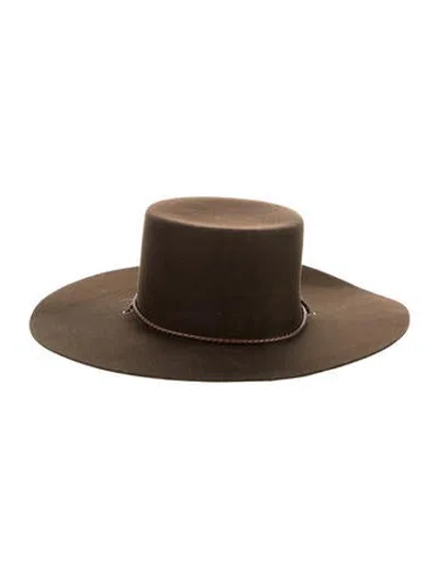 Pre-owned Overland Gaucho Hat W/tags In Brown
