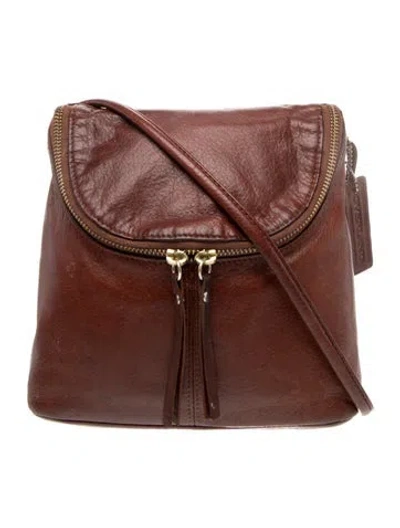 Pre-owned Overland Leather Crossbody Bag In Brown