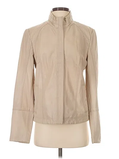 Pre-owned Overland Leather Jacket In Tan