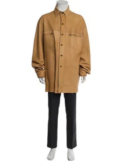 Pre-owned Overland Overcoat In Brown