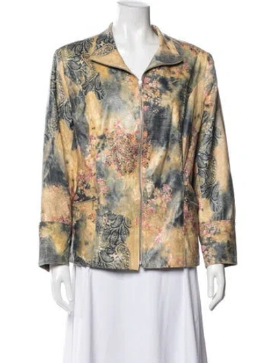 Pre-owned Overland Paisley Print Jacket In Neutrals