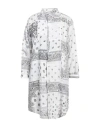 Overlord Woman Mini Dress Off White Size L Cotton