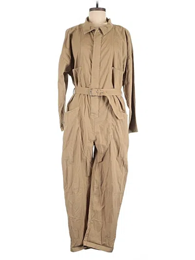Pre-owned Overlover Jumpsuit In Tan