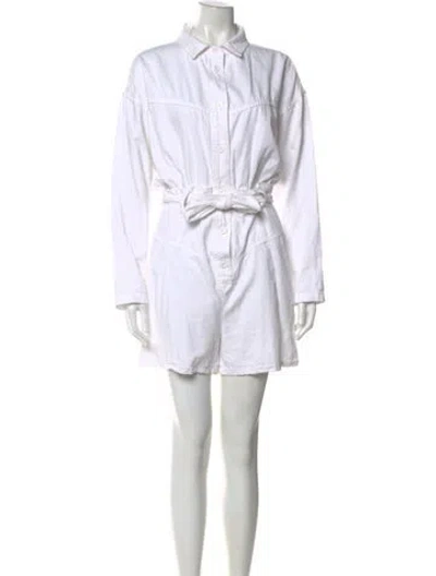Pre-owned Overlover Romper In White