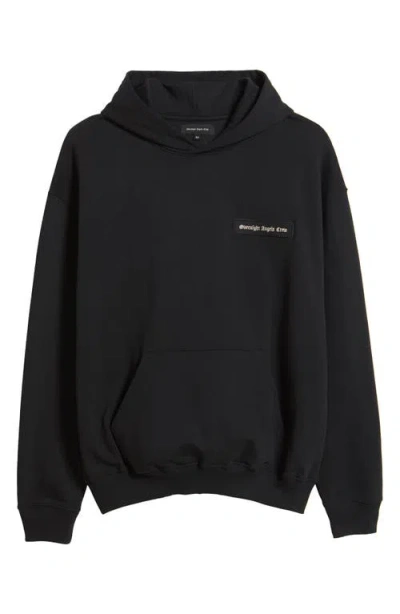 Overnight Angel Crew Heritage Hoodie In Black