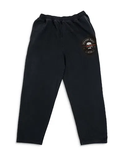 Overnight Angels Crew Graphic Jogger Pants In Black