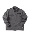 Overnight Angels Crew Mechanics Sweater Jacket - Exclusive In Gray