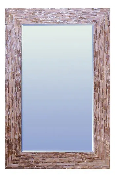 Overstock Art Rosey Mother Of Pearl Mirror In Neutral