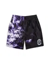 Overtime Boys' Motion Blur Mesh Shorts - Big Kid In Multi