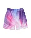 Overtime Boys' Motion Blur Mesh Shorts - Big Kid In Multi