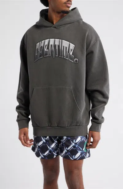 Overtime Chrometeam Graphic Print Hoodie In Gray