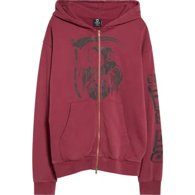 Overtime Elite City Reapers Zip Hoodie In Red