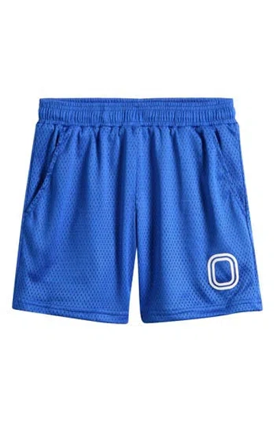 Overtime Kids' Classic Mesh Shorts In Electric Indigo
