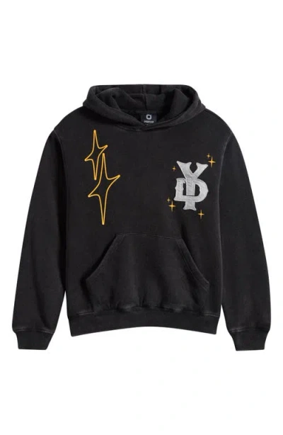 Overtime Kids' Yng Dreamerz Monogram Hoodie In Black