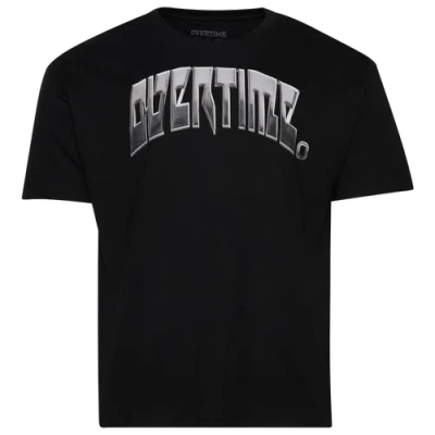 Overtime Mens  Chrometeam T-shirt In Black