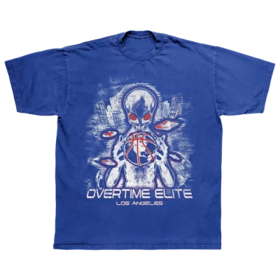Overtime Mens  City Invasion T-shirt In Blue