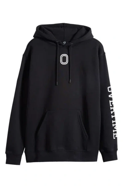 Overtime Ot Classic Cotton Fleece Hoodie In Black
