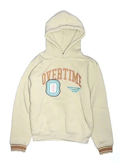 Pre-owned Overtime Kids' Pullover Hoodie In Yellow