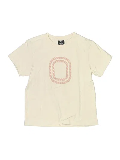 Pre-owned Overtime Kids' Short Sleeve T-shirt In Ivory