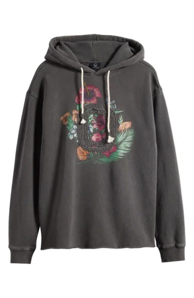 Overtime Summer Graphic Hoodie In Gray