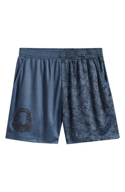 Overtime Summer Mesh Shorts In Blue