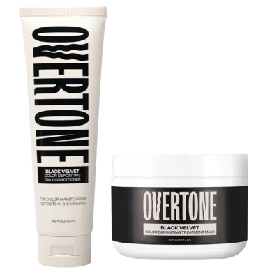 Overtone Healthy Color Duo Coloring Conditioner + Daily Conditioner Set - Black Velvet Healthy Color Duo
