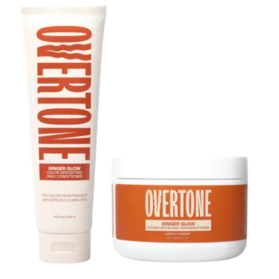 Overtone Healthy Color Duo Coloring Conditioner + Daily Conditioner Set - Ginger Glow Healthy Color Duo
