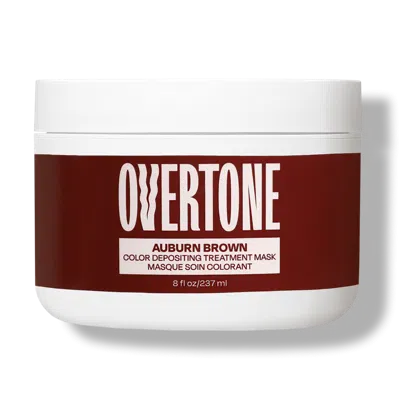 Overtone Semi Permanent Color-depositing Deep Conditioning Mask - Auburn Brown