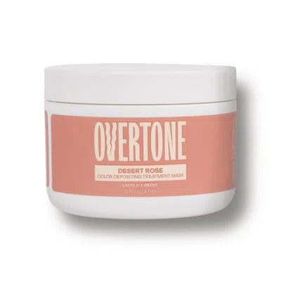 Overtone Semi Permanent Color-depositing Deep Conditioning Mask - Desert Rose In Pink