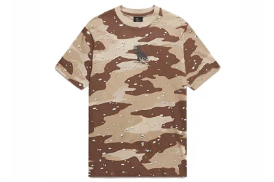 Pre-owned Ovo Desert Camo Reflective Owl T-shirt Brown