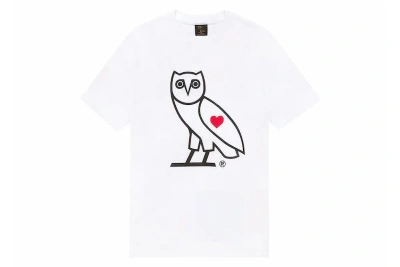 Pre-owned Ovo Give Thanks Og Owl Tee White