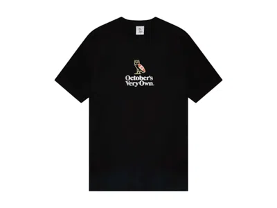 Pre-owned Ovo Men's  Canada Heritage Owl T-shirt In Black