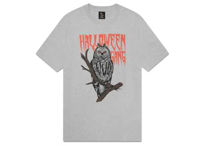 Pre-owned Ovo Men's  Devil Bird T-shirt In Heather Grey In Gray