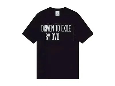 Pre-owned Ovo Men's  Driven To Exile T-shirt In Black