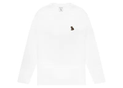 Pre-owned Ovo Men's  Essentials Longsleeve T-shirt In White