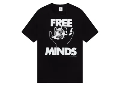 Pre-owned Ovo Men's  Free Minds T-shirt In Black