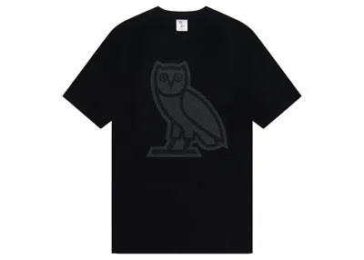 Pre-owned Ovo Men's  Glow In The Dark Owl T-shirt In Black