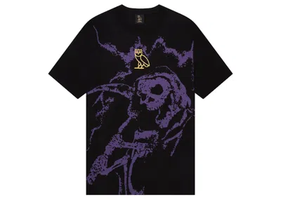 Pre-owned Ovo Men's  Grim Reaper T-shirt In Black