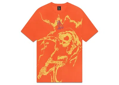 Pre-owned Ovo Men's  Grim Reaper T-shirt In Orange