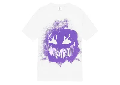 Pre-owned Ovo Men's  Halloween Gang Lantern T-shirt In White