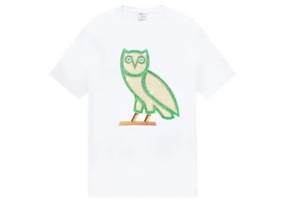 Pre-owned Ovo Men's  Pen & Pixel T-shirt In White