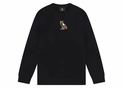 Pre-owned Ovo Men's  Philippines Mini Og Owl Crewneck Sweatshirt In Black