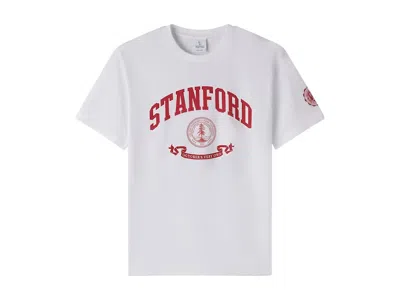 Pre-owned Ovo Men's  Stanford University Campus T-shirt In White
